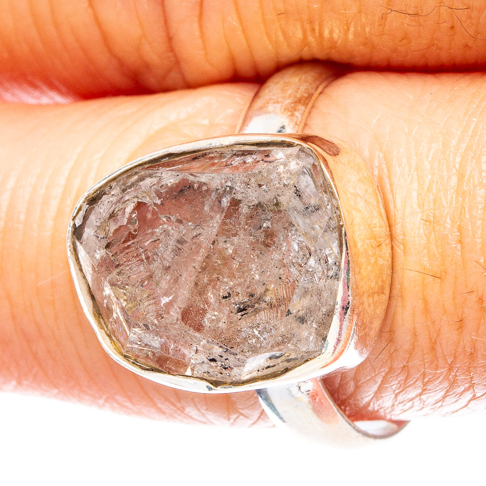 Herkimer Diamond 925 Sterling Silver Ring Size 9.25 (925 Sterling Silver) R6162