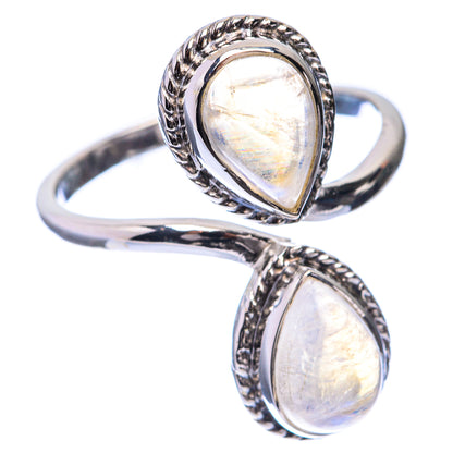 Premium Rainbow Moonstone Ring Size 9 (925 Sterling Silver) R141890
