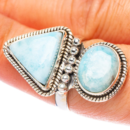Larimar Ring Size 6.5 (925 Sterling Silver) R1686