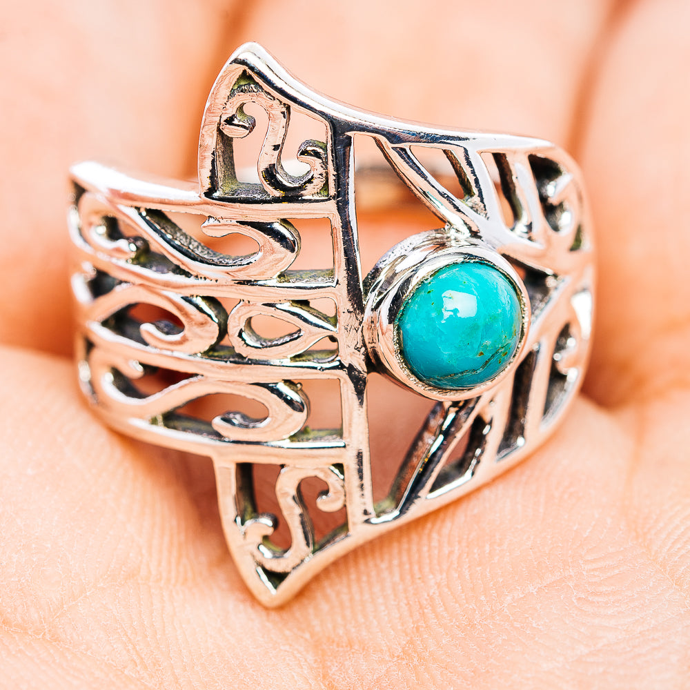 Mohave Turquoise Ring Size 6.75 (.925 Sterling Silver)