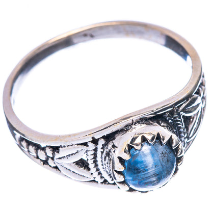 Kyanite Dainty Ring Size 7.75 (925 Sterling Silver) R5913