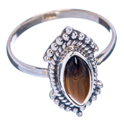 Tiger Eye Dainty Ring Size 6 (925 Sterling Silver) R145382