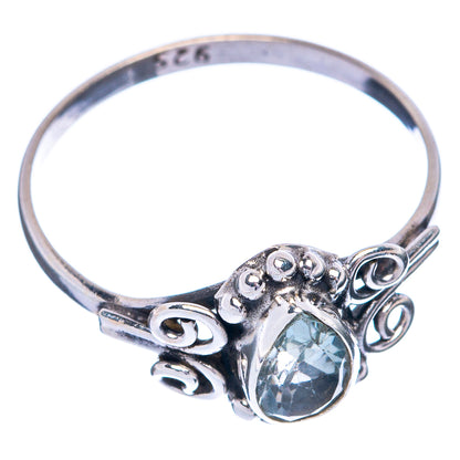 Blue Topaz Dainty Ring Size 8 (925 Sterling Silver) R145526
