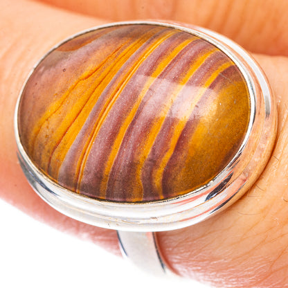 Rainbow Hickoryite Ring Size 8 (925 Sterling Silver) R1647