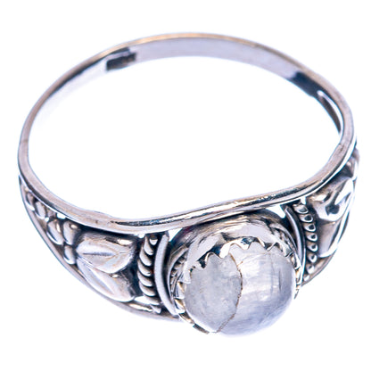 Rainbow Moonstone Dainty Ring Size 8.75 (925 Sterling Silver) R145518