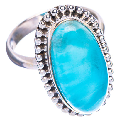 Larimar Ring Size 7 (925 Sterling Silver) R1239