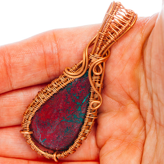 Sonora Sunrise Wire Wrap Pendant 2 1/2" (Copper)