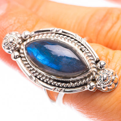 Premium Labradorite Ring Size 6 (925 Sterling Silver) R141786