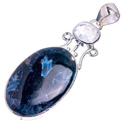 Pietersite, Rainbow Moonstone Pendant 2 1/8" (925 Sterling Silver) P39043