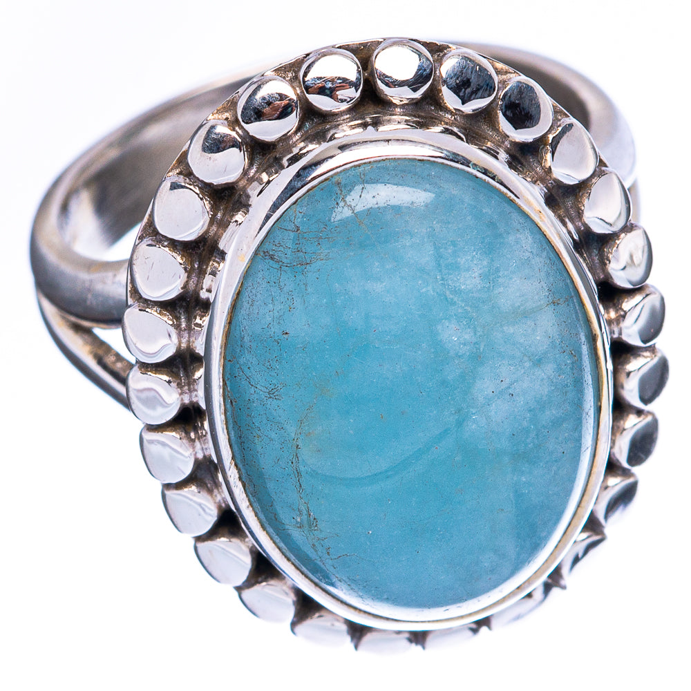Aquamarine Ring Size 6 (925 Sterling Silver) R2326