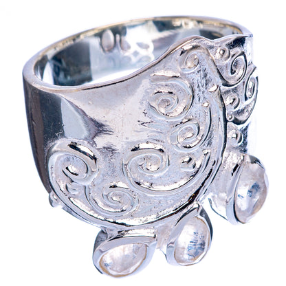 Rainbow Moonstone Ring Size 6.25 (925 Sterling Silver) R146474