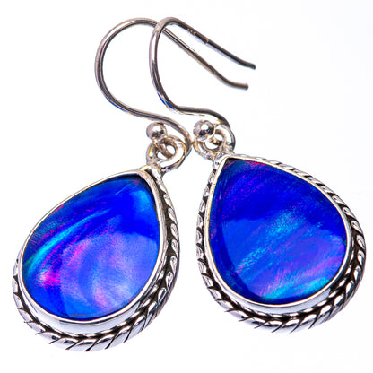 Aura Opal Earrings 1 3/8" (925 Sterling Silver) E432303