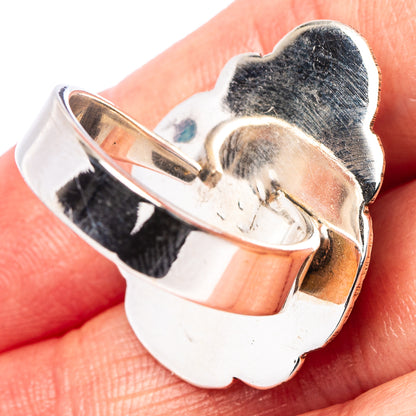 Exclusive Golden Hills Turquoise Ring Size 8 Adjustable (.925 Sterling Silver)