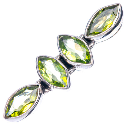 Peridot Dainty Pendant 1 3/8" (925 Sterling Silver) P43577