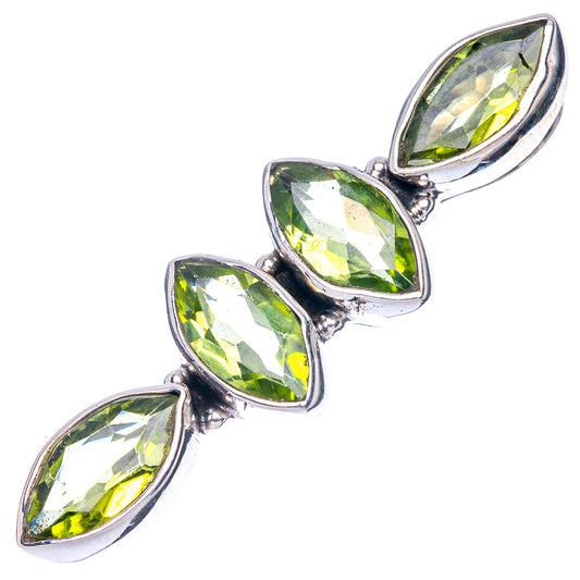 Peridot Dainty Pendant 1 3/8" (925 Sterling Silver) P43577
