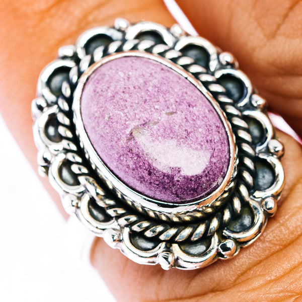Stichtite Ring Size 8 (.925 Sterling Silver)