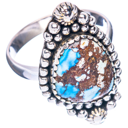 Golden Hills Turquoise Ring Size 9 (925 Sterling Silver) R2776