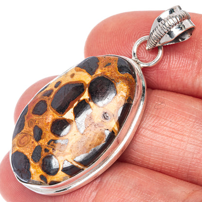 Bauxite Pendant 1 5/8" (925 Sterling Silver) P40778