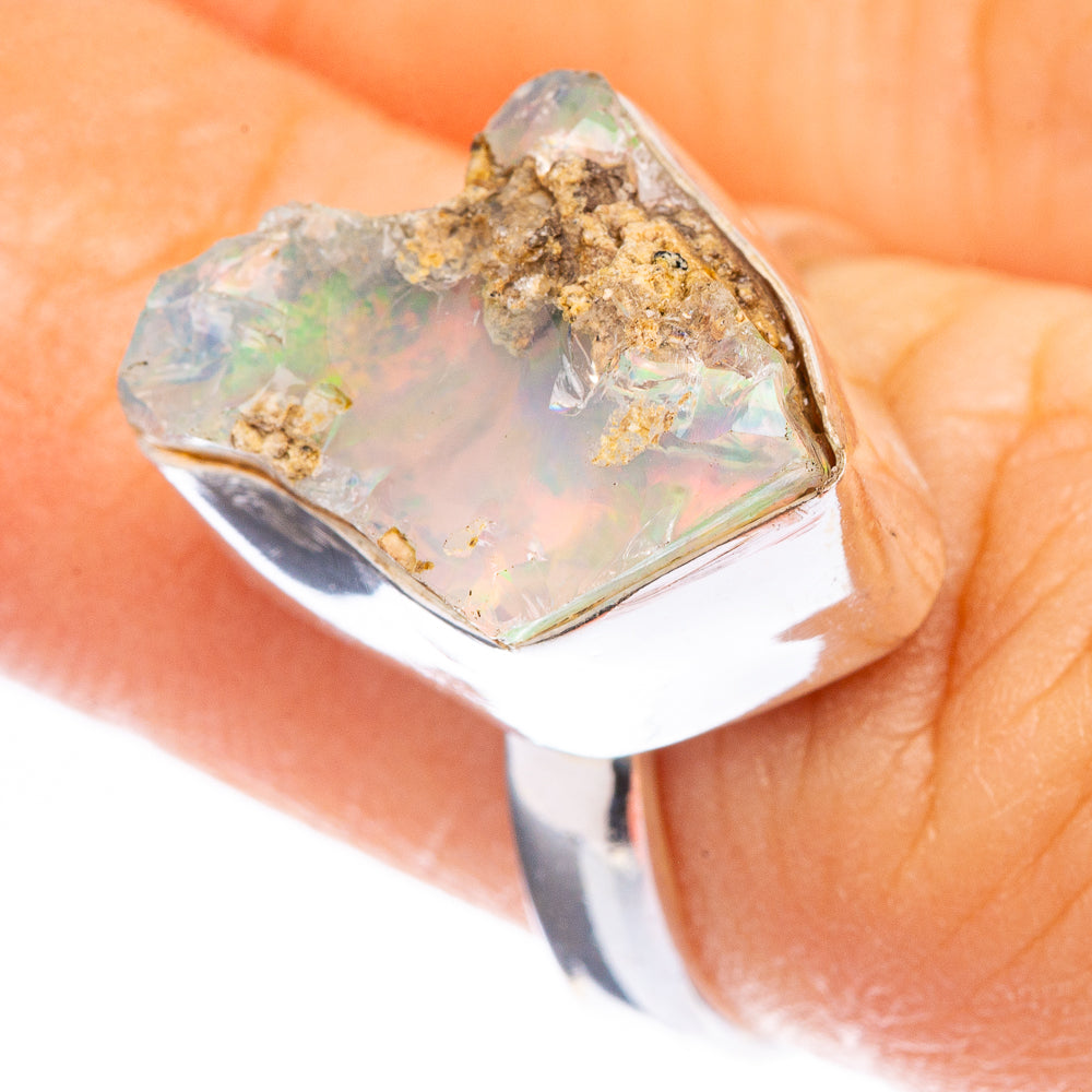 Raw Ethiopian Opal Ring Size 6 (925 Sterling Silver) R142674