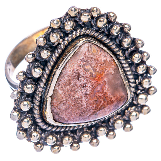 Large Rhodochrosite Ring Size 7.5 (925 Sterling Silver) R145313