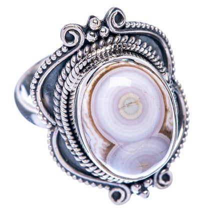 Botswana Agate Ring Size 7.5 (925 Sterling Silver) R144890