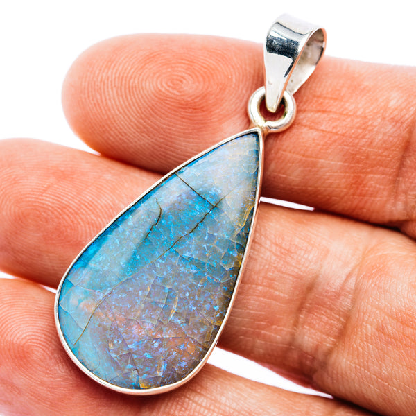 Premium Monarch Opal Pendant 1 3/4" (.925 Sterling Silver)