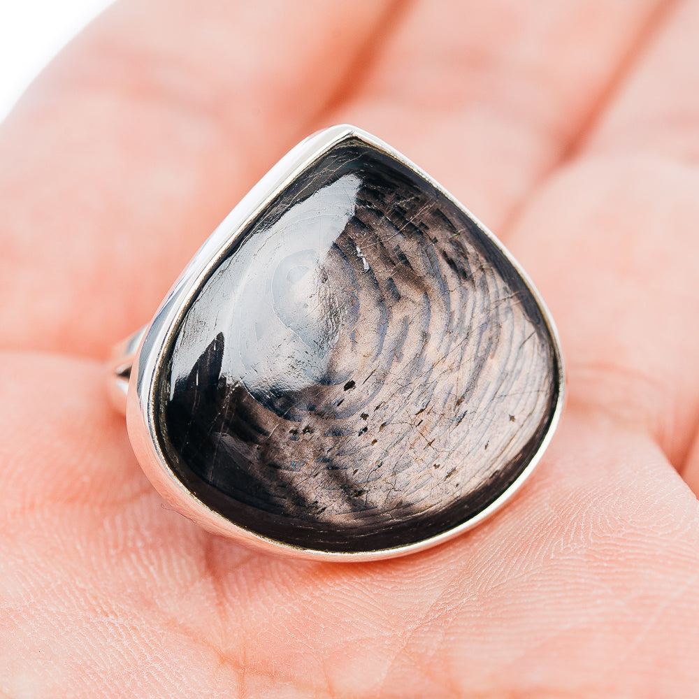 Premium Hypersthene Ring Size 9 (.925 Sterling Silver)