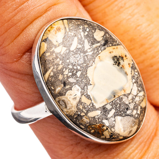 Premium Maligano Jasper Ring Size 9.25 (.925 Sterling Silver)