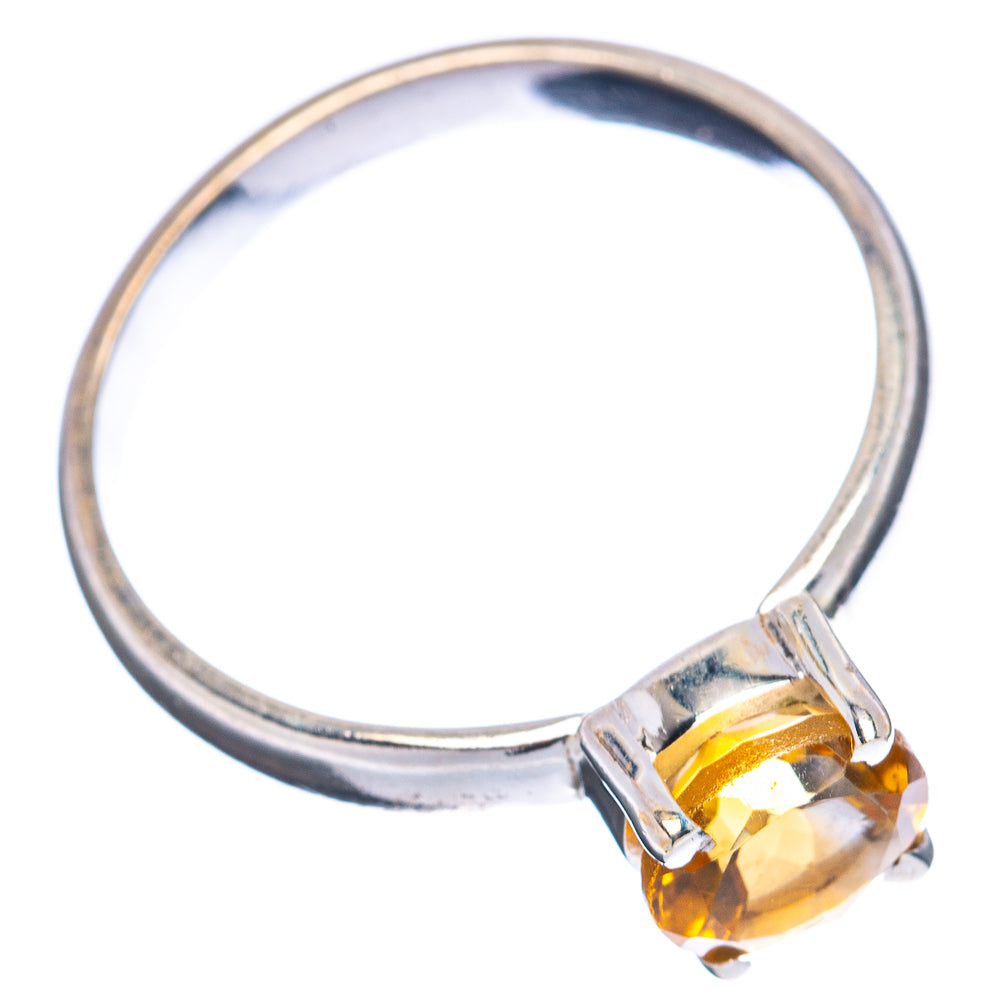 Citrine Ring Size 8 (.925 Sterling Silver)