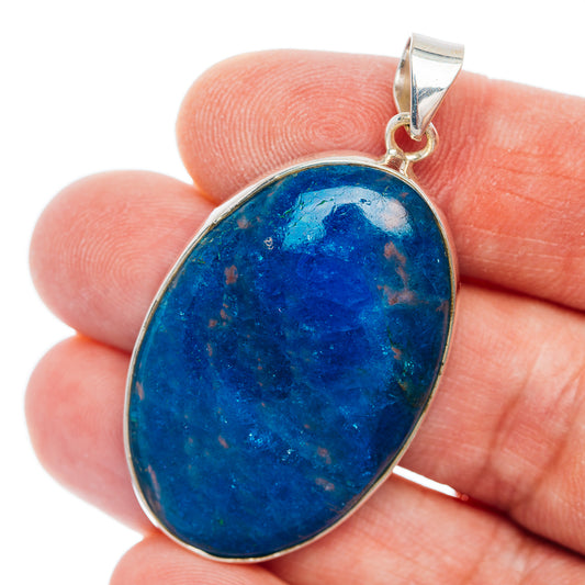 Premium Apatite Pendant 1 7/8" (.925 Sterling Silver)
