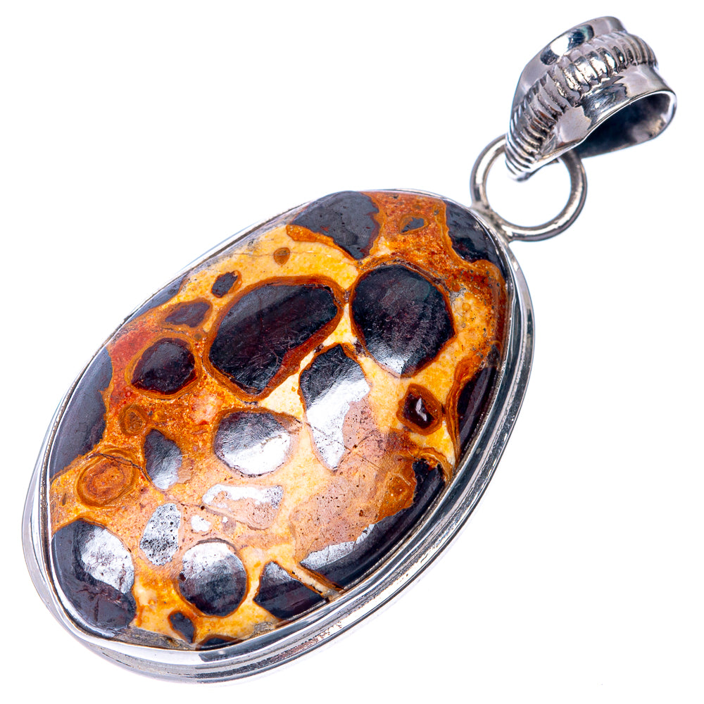 Bauxite Pendant 1 5/8" (925 Sterling Silver) P40778