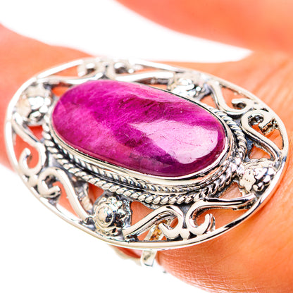 Signature Large Ruby Ring Size 6.5 (925 Sterling Silver) RING138267