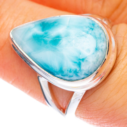Larimar Ring Size 7.5 (925 Sterling Silver) R146047