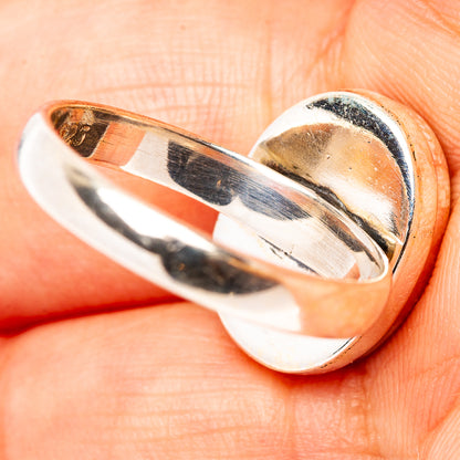 Aurora Opal Ring Size 7.75 (.925 Sterling Silver)