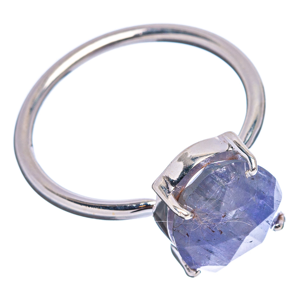 Faceted Tanzanite Ring Size 6.75 (.925 Sterling Silver)