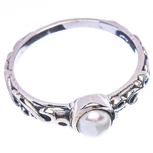 Rainbow Moonstone Ring Size 7 (925 Sterling Silver) R5517