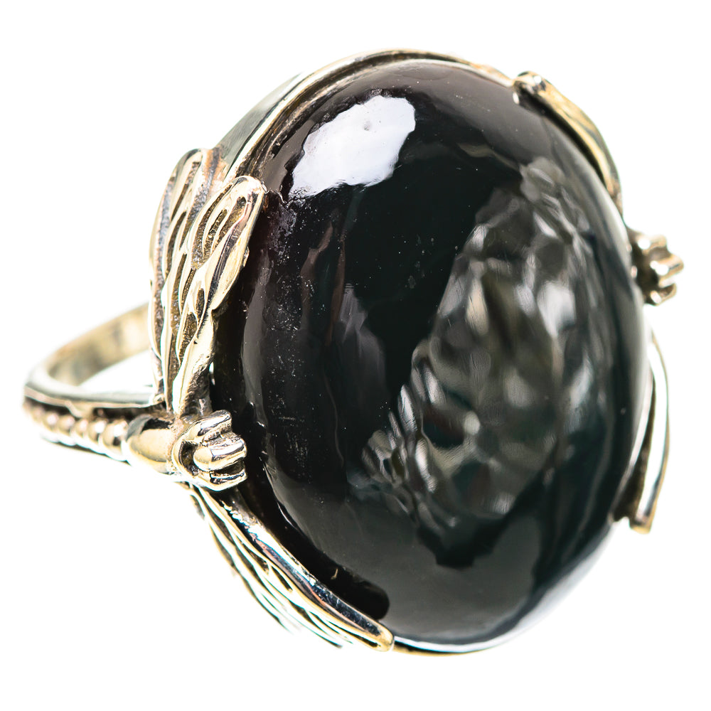 Black Onyx 925 Sterling Silver Ring Size 6.25 (925 Sterling Silver) RING139437