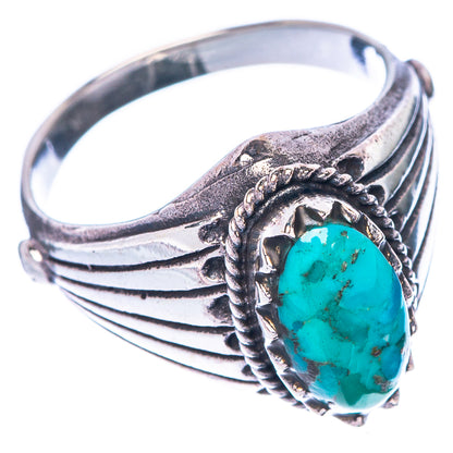 Rare Arizona Turquoise Ring Size 7.25 (925 Sterling Silver) R1563