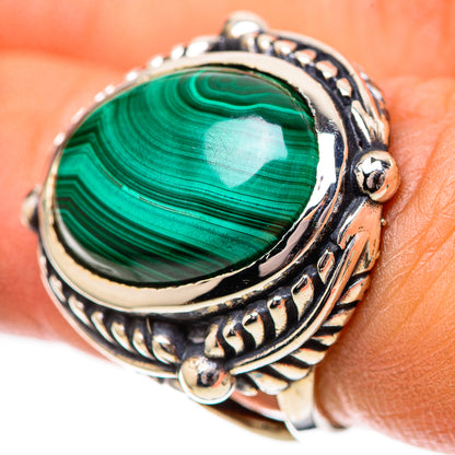Malachite Ring Size 6.5 (925 Sterling Silver) RING139127