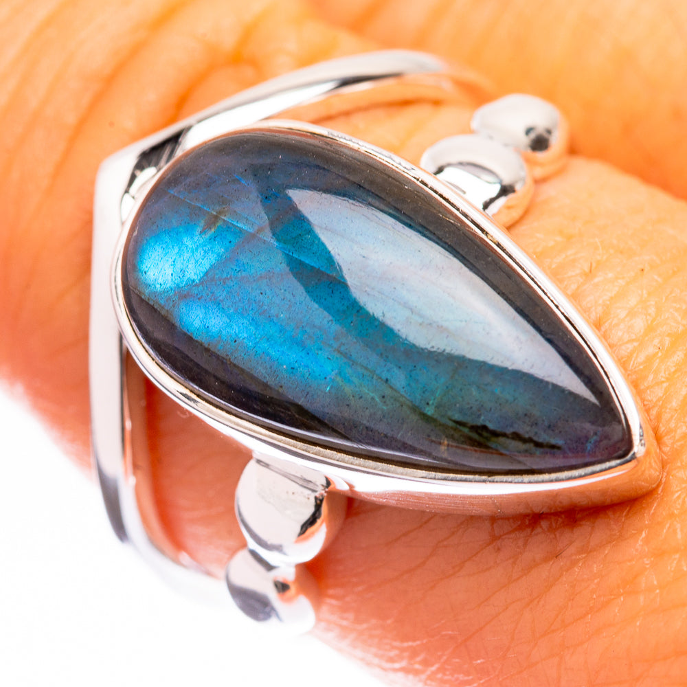 Premium Labradorite Ring Size 8.75 (925 Sterling Silver) R141900
