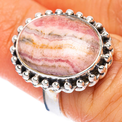 Rhodochrosite Ring Size 6.25 (925 Sterling Silver) R1921
