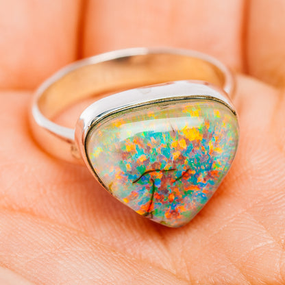 Sterling Opal Ring Size 7 (.925 Sterling Silver)