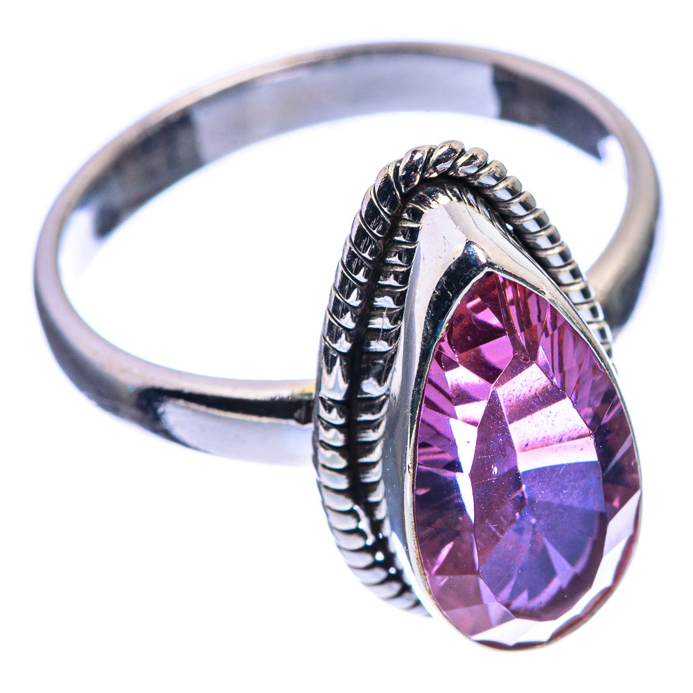 Faceted Color Change Alexandrite (Lab.) Ring Size 9.75 (925 Sterling Silver) R142385