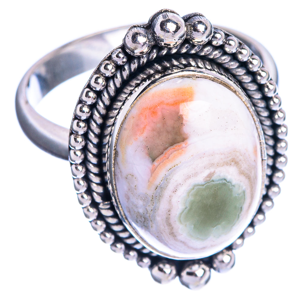 Ocean Jasper Ring Size 8.75 (925 Sterling Silver) R144301
