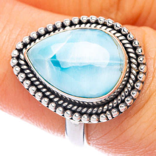 Larimar Ring Size 7 (925 Sterling Silver) R144860