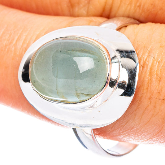 Aquamarine 925 Sterling Silver Ring Size 10.75 (925 Sterling Silver) R6137
