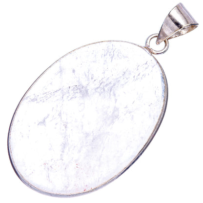 Selenite Pendant 2 1/8" (Silver Plated)