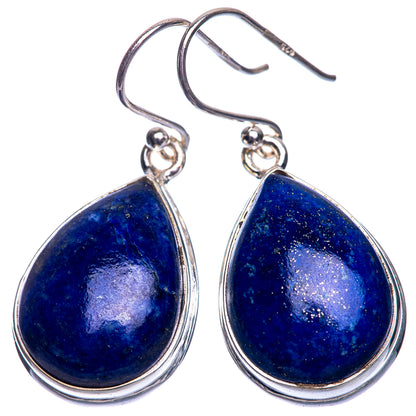 Lapis Lazuli Earrings 1 3/8" (925 Sterling Silver) E432518