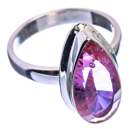 Faceted Color Change Alexandrite (Lab.) Ring Size 7 (925 Sterling Silver) R142414