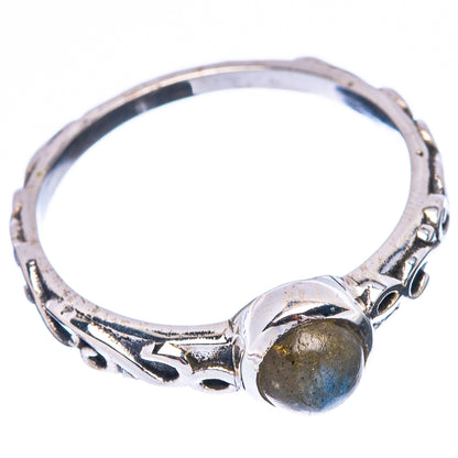 Labradorite Ring Size 7.25 (925 Sterling Silver) R5519